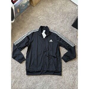 adidas Essentials Men's size XL Track Suit GK9651 Jacket & Pants Black White New
